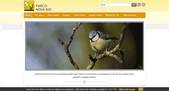 Desktop Screenshot of parcoaddasud.it